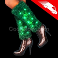 LED Leg Warmers Green